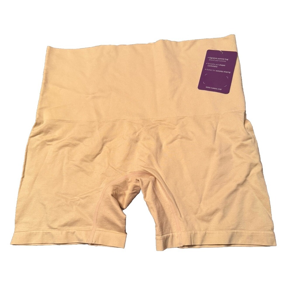 Yummie Nude Seamless Panties Shapewear Shaping Boy Short Nude Size 1X / 2X NWT - Picture 5 of 5